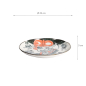 Preview: TDS, Round Plate, Asakusa, Sumo, Ø 25x3cm, Item No. 21790
