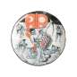 Preview: Teller Asakusa Sumo Weiß/Rot/Schwarz, Porzellan, Ø 25 cm, Art.-Nr. 21790
