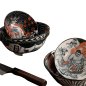Preview: TDS, Round Plate, Asakusa, Sumo, Ø 25x3cm, Item No. 21790