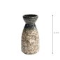 Preview: TDS, Sake Bottle, Tajimi, Grey/White, 11.2cm, Item No. 21826