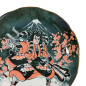 Preview: TDS, Round Plate, Asakusa, Kabuki, Ø 25 x 3 cm - Item No. 21888
