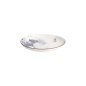 Preview: Plate Hokusai Nami Blue, White, Porcelain, Ø 18.3 cm, Item No. 21889
