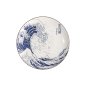 Preview: Teller Hokusai Nami Blau/Weiß, Porzellan, Ø 21,6 cm, Art.-Nr. 21890