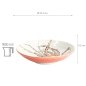 Preview: TDS, Deep Plate, Seafood, Ø 21.7 x 5.2 cm 900 ml, Lobster, Red - Item No. 21942