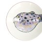 Preview: TDS, Deep Plate, Seafood, Ø 21.7 x 5.2 cm 900 ml, Blowfish Fugu, Purple - Item No. 21943