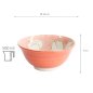 Preview: Rice Bowl Sakura Pink, Porcelain, 500 ml, Item No. 21975
