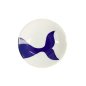 Preview: TDS, Plate, Kawaii Whale, Ø 13.7 x 2.4 cm, Item No. 22080