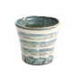 Preview: TDS, Teacup, Green/Beige Stripe, Ø 9 x 9 cm 300 ml, Item No. 22085