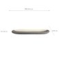 Preview: TDS, Oval Teller, Black Pearl/Brown, 34,5 x 10,8 x 2,5 cm, Art.-Nr. 22171