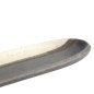 Preview: TDS, Oval Teller, Black Pearl/Brown, 34,5 x 10,8 x 2,5 cm, Art.-Nr. 22171