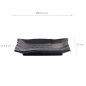 Preview: TDS, Teller, Schwarz, 15,5x11x2,5cm - Art Nr. 22233
