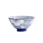 Preview: TDS, Reis Schale, Sakura Stripe, Blau, Ø 12,5x6,5 cm, 350ml -Art Nr: 22247