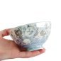 Preview: TDS, Reis-Schale, Kawaii Funny Cat, Blau, Ø 11,5 x 6 cm, 300 ml - Art Nr: 22257