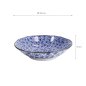 Preview: TDS, Pasta Teller, Hana Blue, Ø 21x5cm, Karakusa, Art.-Nr. 22260
