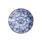 Preview: Pasta Plate Hana Blue Dami Botan, Porcelain, Ø 21 cm, Item No. 22266