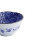 Preview: Rice Bowl Natsu Shozui Blue, White, Ceramic, Ø 12 cm, Item No. 22317