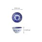 Preview: Rice Bowl Natsu Shozui Blue, White, Ceramic, Ø 12 cm, Item No. 22317