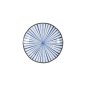 Preview: Plate Natsu Tokusa Blue, White, Porcelain, Ø 16.5 cm, Item No. 22331