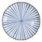 Preview: TDS, Teller, Natsu Tokusa, Ø 24,7 x 3 cm, Blau/Weiß - Art Nr. 22332