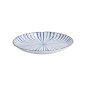 Preview: Plate Natsu Tokusa Blue, White, Porcelain, Ø 24.7 cm, Item No. 22332
