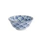 Preview: TDS, Tayo Bowl, Natsu Nami, Blue/White, Ø 15.2 x 6.7 cm - Item No. 22336