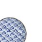 Preview: Teller Natsu Nami Blau/Weiß, Porzellan, Ø 22 cm, Art.-Nr. 22339