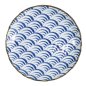 Preview: TDS, Plate, Natsu Nami, Ø 24.7 x 3 cm, Blue/White - Item No. 22341