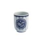 Preview: Tasse Blau/Wei&szlig;, Porzellan, 160 ml