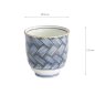 Preview: TDS, Teetasse, Blau/Weiß, Ø8x7,9cm, Art.-Nr. 22456