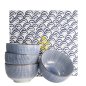Preview: TDS, 4 Bowls Set, Sendan Tokusa, Ø 12,8 cm, Item No. 22511