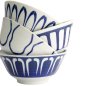 Preview: Tayo Bowl Set Mixed Bowls Blue, White, 4pcs, Porcelain, 500 ml, Item No. 22526