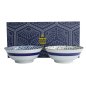 Preview: TDS, 2 Schalen Set, Mixed Bowls Japan Flower, Ø 19 cm, Art.-Nr. 22527