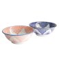Preview: Lily Flower Rd/bl 2 Ramen Schalen Geschankset bei Tokyo Design Studio (Bild 3 von 7)