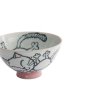 Preview: TDS, Rice Bowl, Kawaii Neko Cat, Pink, Ø 11.5 x 6.2cm 300ml - Item No. 2343