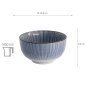 Preview: TDS, Rice Bowl, Sendan Tokusa, Ø 12.8 cm, Item No. 2571