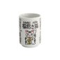 Preview: TDS, Cup, Emboss Lucky Cats, Ø7.2x10.2cm 260ml, Item No. 33017
