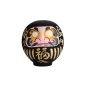 Preview: Daruma Black, Papier-mâché, 9 cm, Item No. 33037