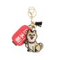 Preview: Patch Keychain Shiba-Dog Brown, White, Felt