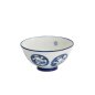 Preview: TDS, Reis-Schale, Kawaii, Daruma, Blau/Weiß, Ø 11,5x6cm 300ml,  Art Nr. 33209