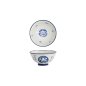 Preview: Bowl Kawaii Daruma Blue, White, Porcelain, 300 ml