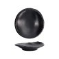 Preview: Plate Iwate Black, Melamine, &Oslash; 18.5 cm. Height 4.5 cm