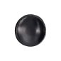 Preview: Plate Iwate Black, Melamine, Ø 18.5 cm. Height 4.5 cm, Item No. 33282