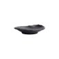 Preview: Plate Iwate Black, Melamine, Ø 18.5 cm. Height 4.5 cm, Item No. 33282