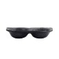Preview: TDS, Sauce Bowl, Melamine Iwate Black, 2Pcs, 19.2x9.4x3.6cm 110ml, Item No. 33288