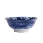 Preview: TDS, Bowl, Yakuza, Carp, Blue/White, Ø 21x8.7cm 1300ml, Item No. 33339