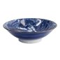 Preview: TDS, Bowl, Yakuza, Tiger, Blue/White, Ø 25.2x7.7cm 1600ml, Item No. 33340