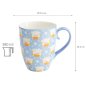 Preview: TDS, Mug, Kawaii Lucky Cat, W/ Giftbox, Blue, Ø8.5x10.2cm 380ml , Item No. 33358