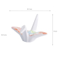 Preview: TDS, Chopsticks Rest, Crane Pink, 5.7x5x3cm, Item No. 33362