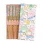 Preview: Blue Lotus Chopstick Set 5 pair at Tokyo Design Studio (picture 1 of 4)