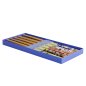 Preview: Chopstick Set Lucky Cat/Carp Red, Blue, 5 pairs, Bamboo, Item No. 33454